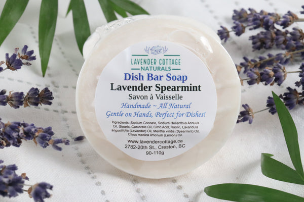 SOLID DISH BAR SOAP - LAVENDER ROSEMARY BERGAMOT