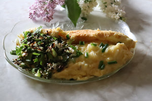 My Omelette Recipe using Spring Veggies from the Garden!