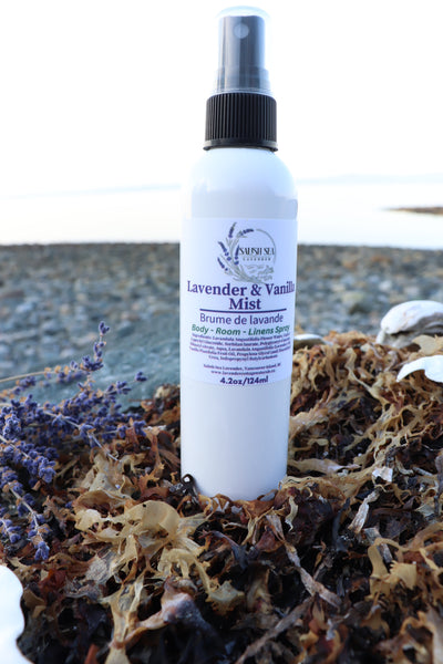 LAVENDER VANILLA MIST - BODY -ROOM -LINEN SPRAY