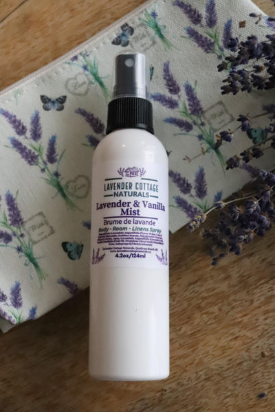 LAVENDER & VANILLA MIST -BODY-ROOM-LINEN SPRAY